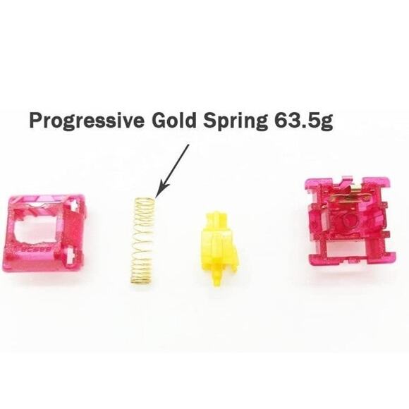 TECSEE Red Ruby Switch  90 pieces for Mechanical Gaming Keyboard NEW - Picture 8 of 10